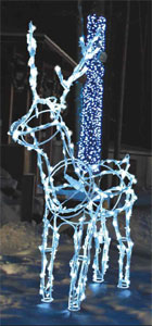 светодиодные олени